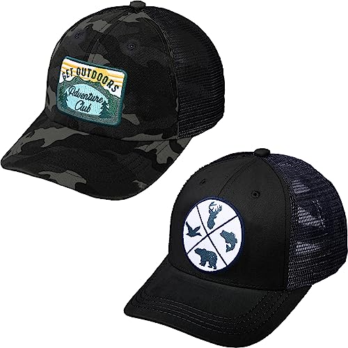 Outdoors Mesh Trucker Hat by Funky Junque