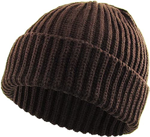 Ribbed Knit Stretch Beanie by Funky Junque