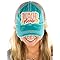Beach Please Distressed Patch Hat by Funky Junque