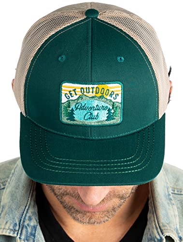 Outdoors Mesh Trucker Hat by Funky Junque