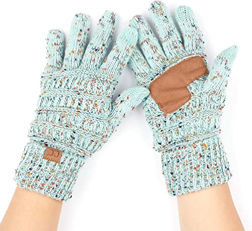 Confetti Knit Fleece Lined Gloves by Funky Junque