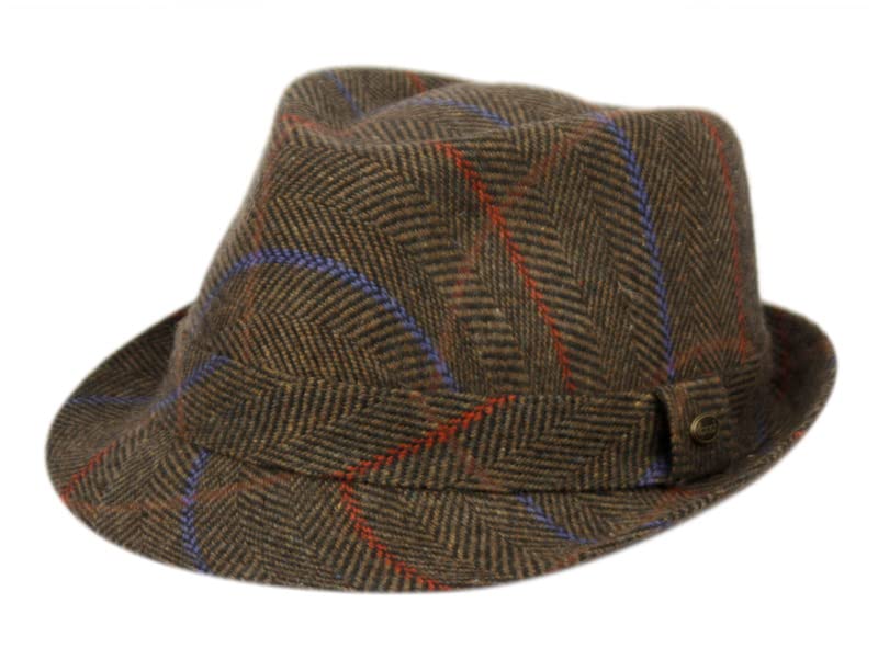 Short Brim Wool Fedora by Funky Junque