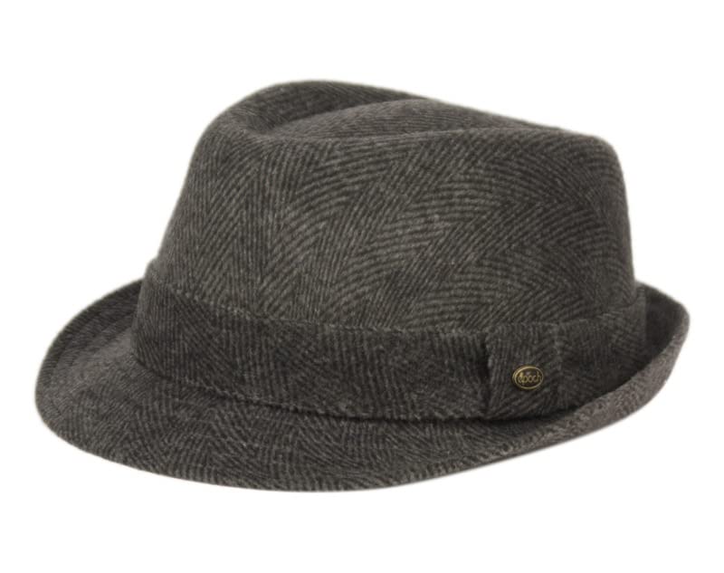 Short Brim Wool Fedora by Funky Junque