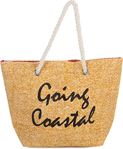 Sayings Beach Tote by Funky Junque