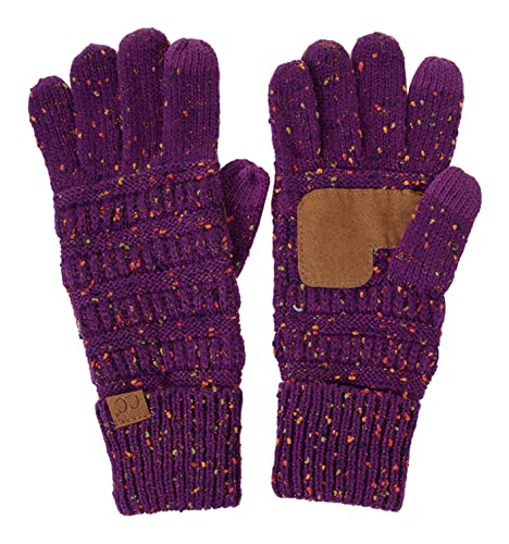 Confetti Knit Fleece Lined Gloves by Funky Junque