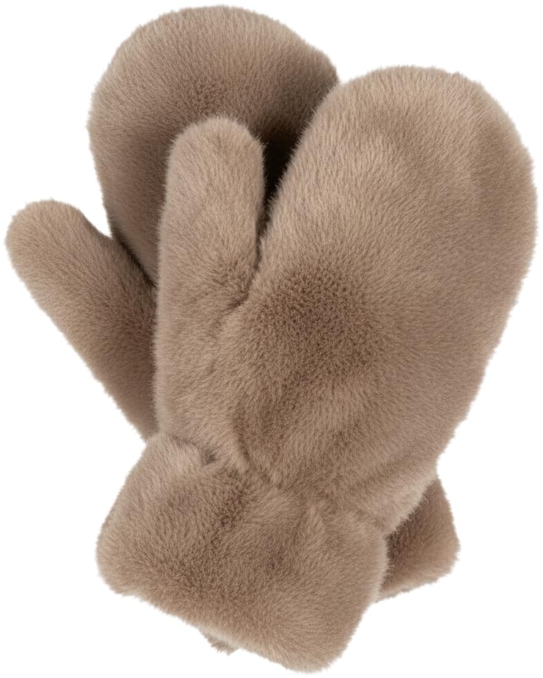 Fuzzy Faux Fur Mittens