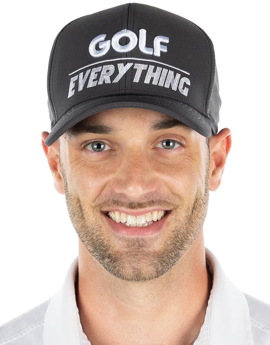 Golf Over Everything Six Panel Performance Golf Hats by Funky Junque