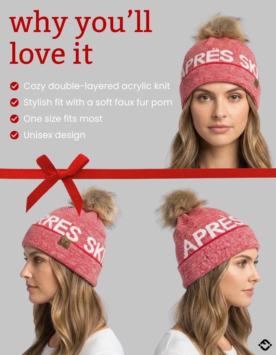 Après Ski Pom Pom Beanie