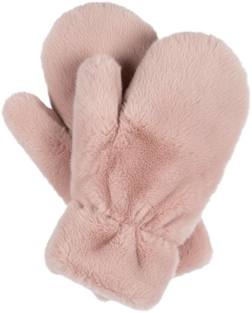 Fuzzy Faux Fur Mittens