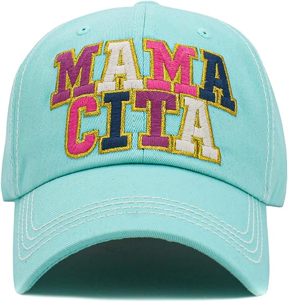 Mamacita Distressed Patch Hat by Funky Junque