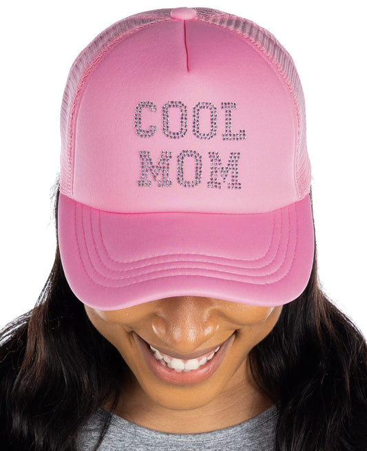 Cool Mom - Rhinestone Embellished Trucker Hats by Funky Junque
