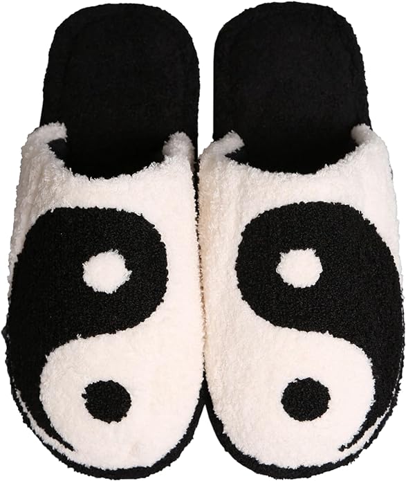 Plush Closed Toe Slippers by Funky Junque