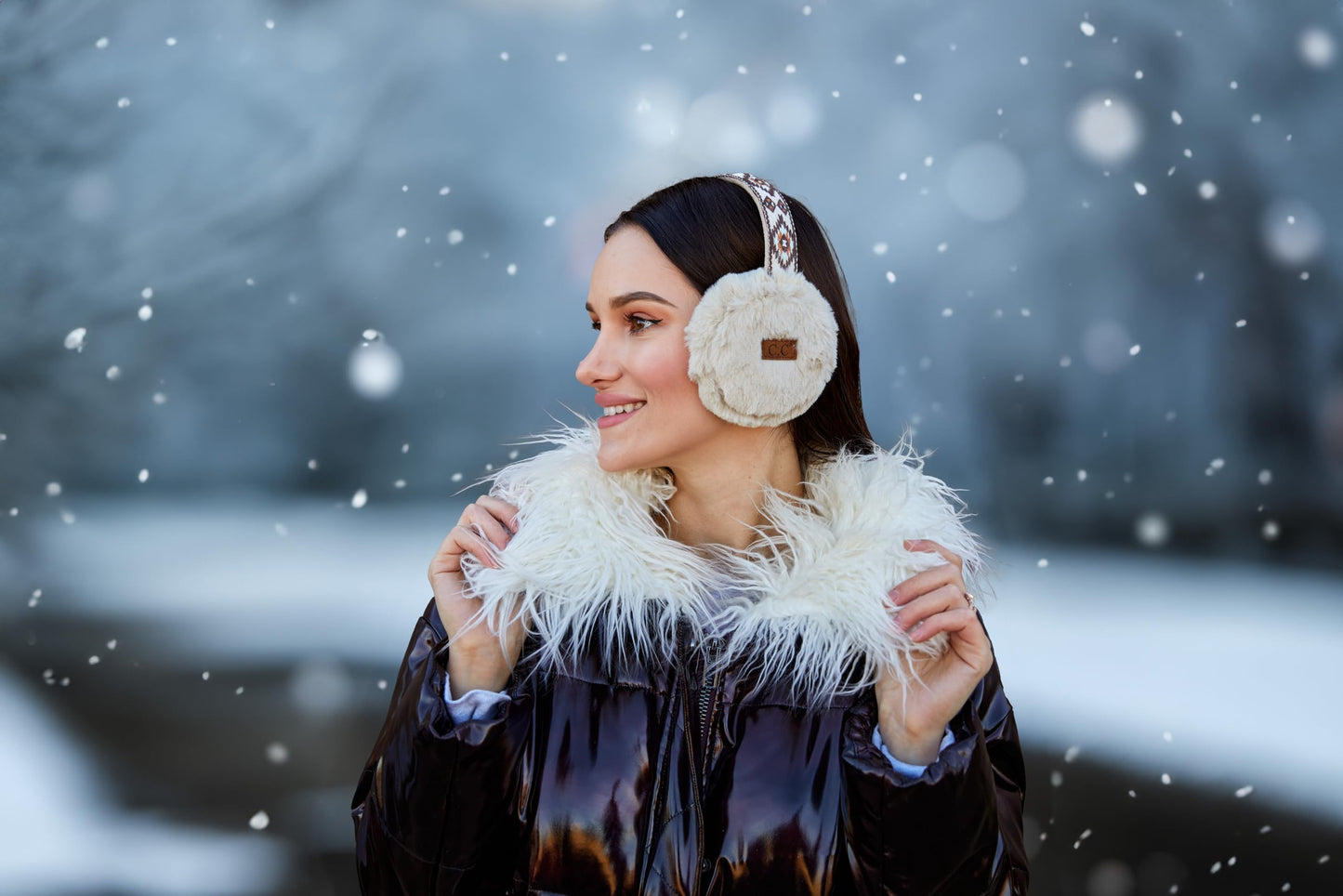 Fuzzy Adjustable Ear Muffs by Funky Junque