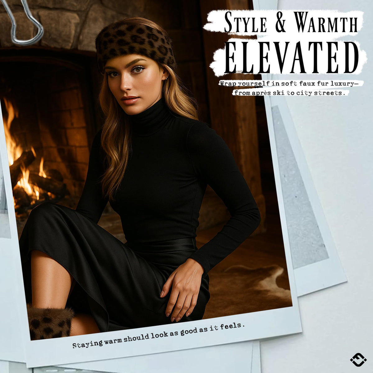 Fuzzy Faux Fur Ear Warmer Headband