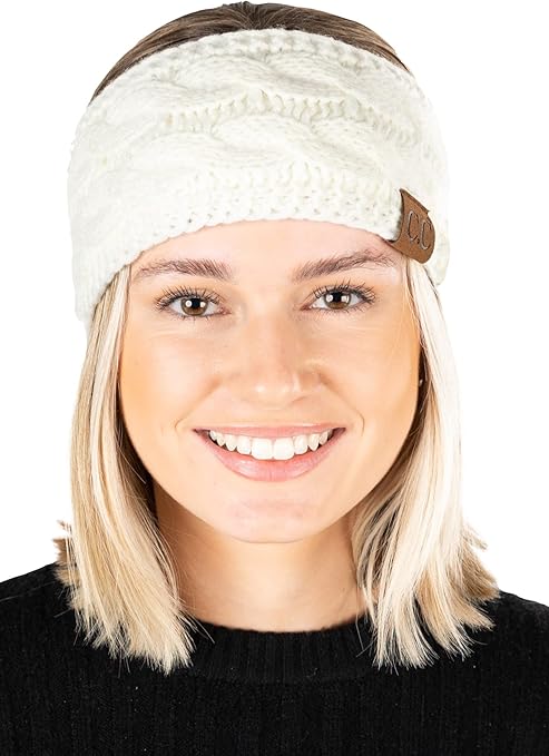 Funky Junque Women's Cable Knit Headbands