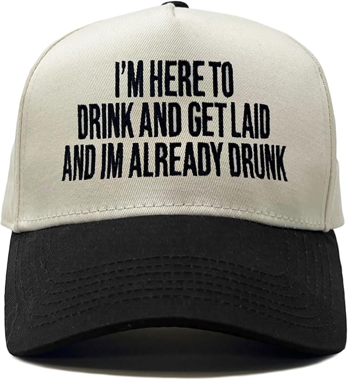 Two Tone Vintage Canvas Snapback Hats - Sayings
