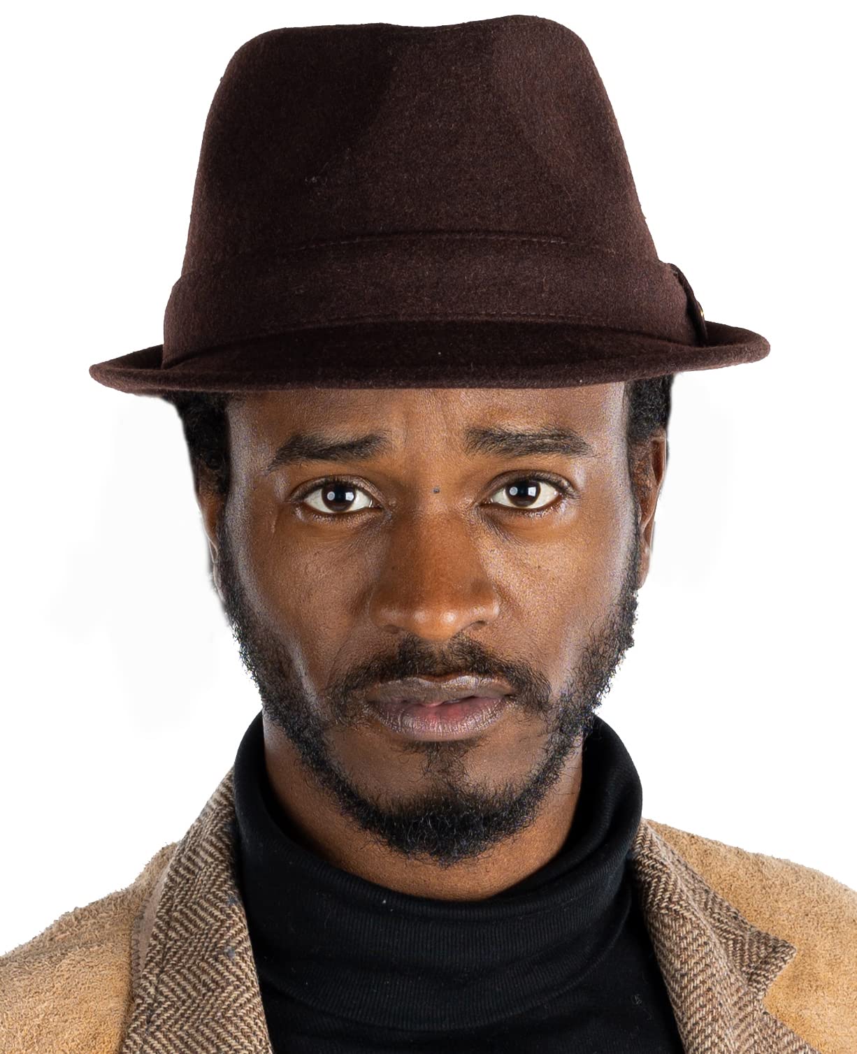 Short Brim Wool Fedora by Funky Junque