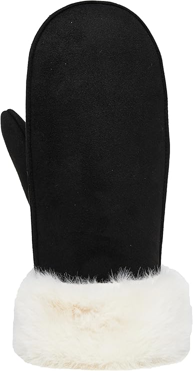 Faux Suede Mittens