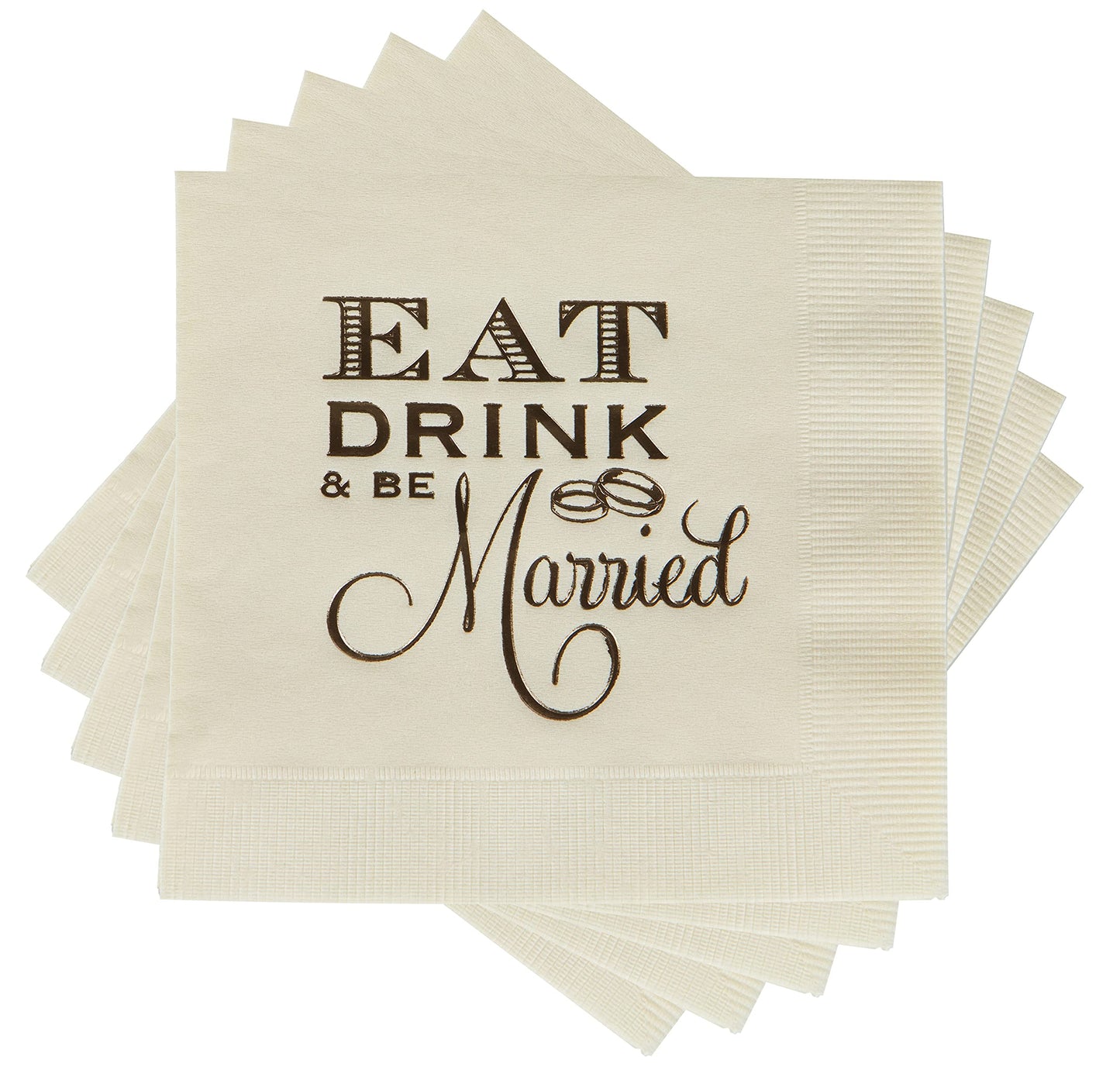 Bridal Celebration Saying Cocktail Napkins (25 ct.) by Funky Junque