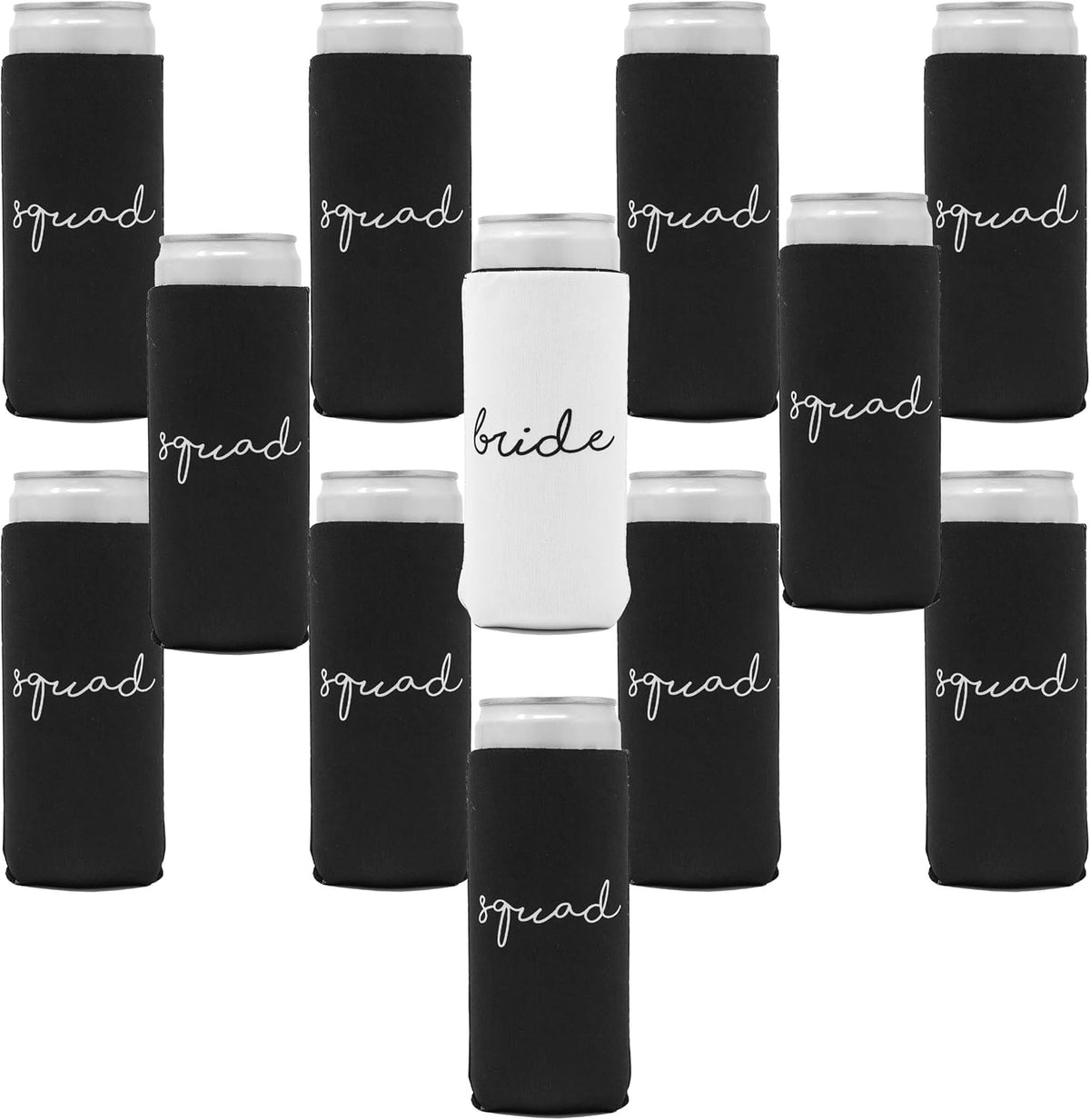 Bridal Slim Can Cooler by Funky Junque
