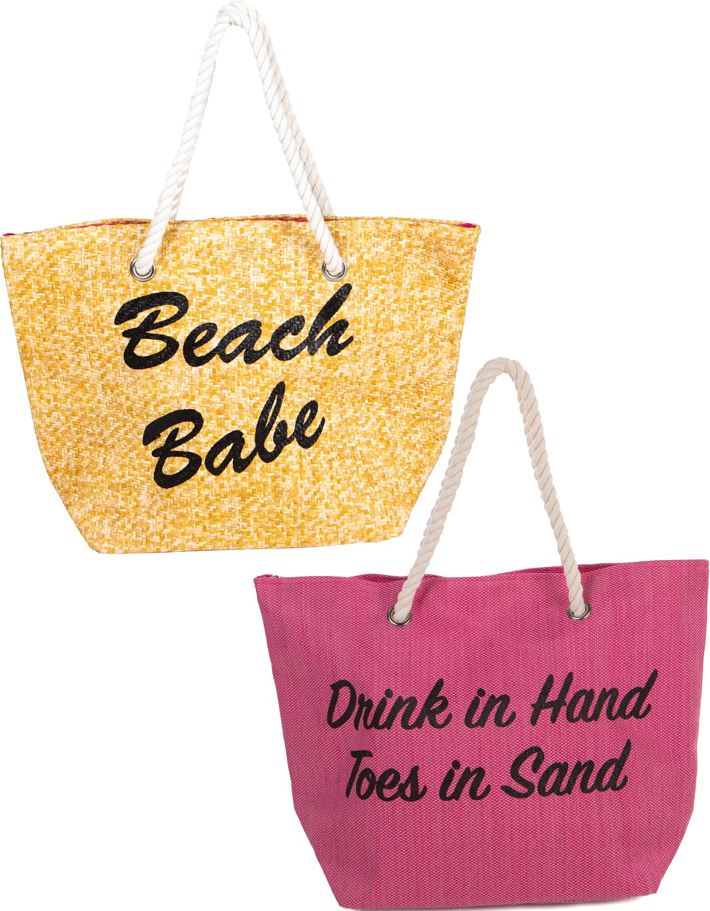 Sayings Beach Tote by Funky Junque