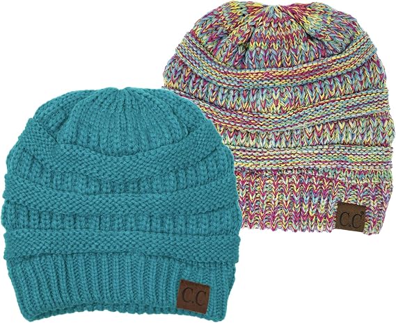 Classic Ribbed Cable Knit Beanie