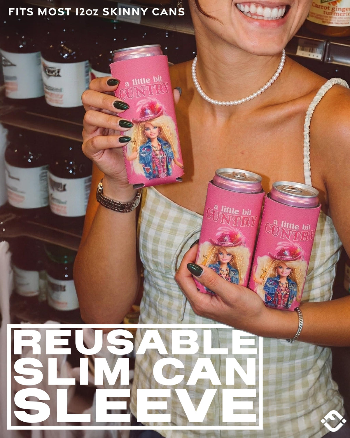 Slim Can Cooler 12 oz - Sayings