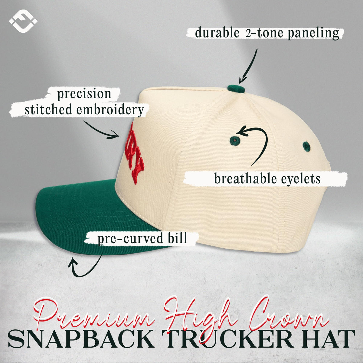Christmas Themed Trucker Hats