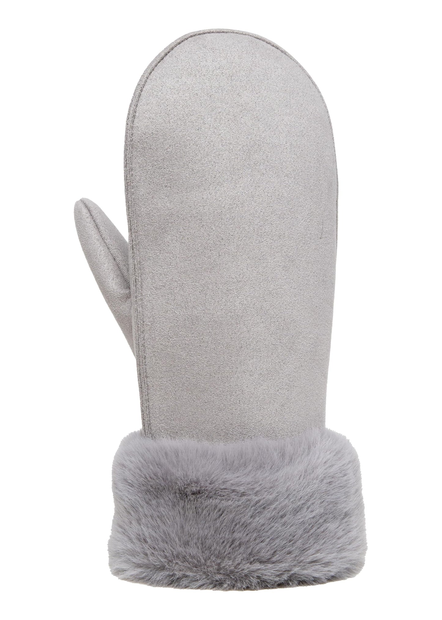 Faux Suede Mittens