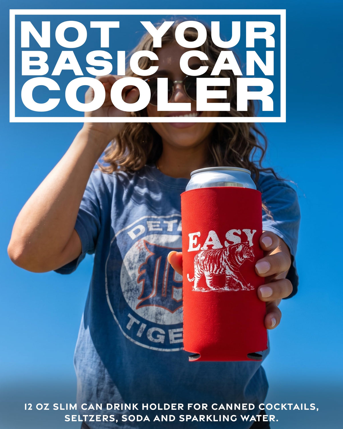Slim Can Cooler 12 oz - Sayings