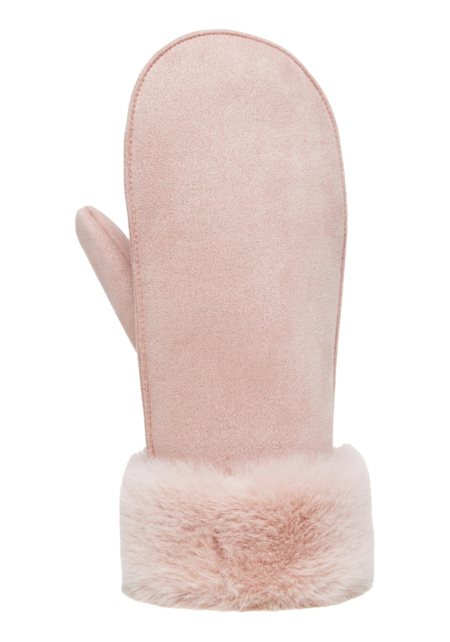 Faux Suede Mittens