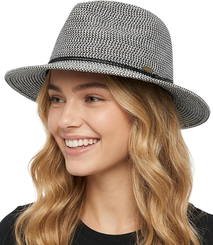 Beach Packable Straw Panama Sun Hat
