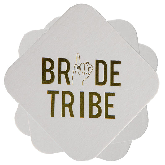 Bridal Celebration Saying Paper Drink Coasters (12 Ct.) by Funky Junque