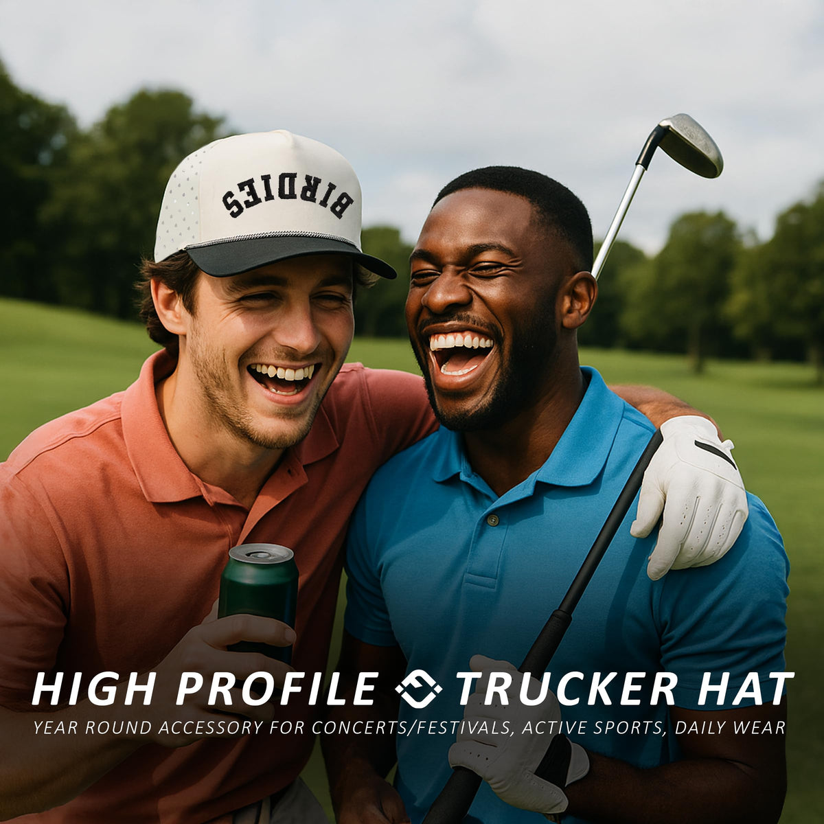 Golf Trucker Snapback Hat - Sayings
