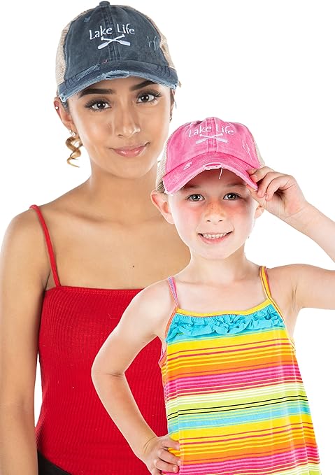 Funky Junque Mommy and Me Mother Daughter Criss Cross Baseball Caps