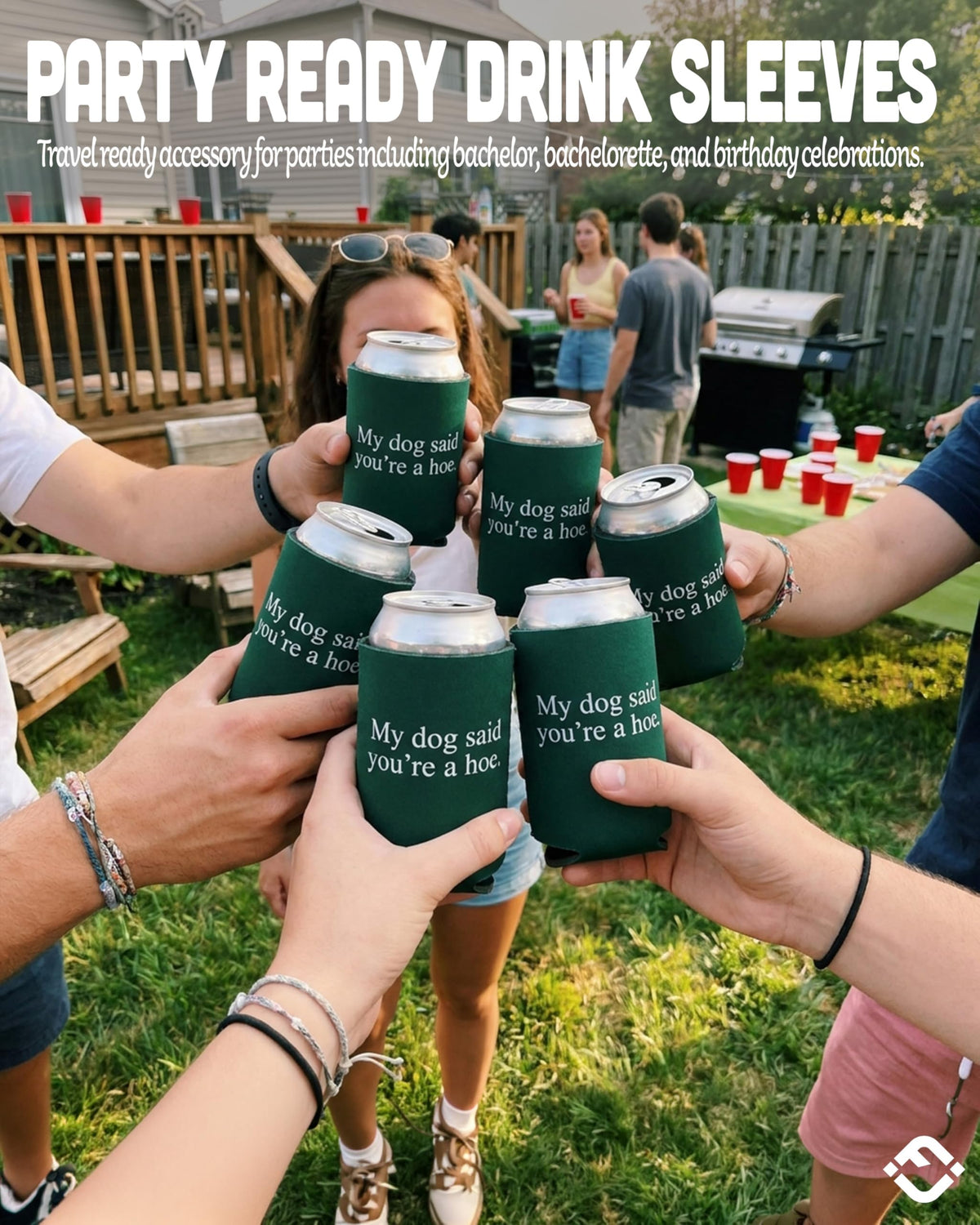 Can Cooler Sleeve 12 oz - Sayings