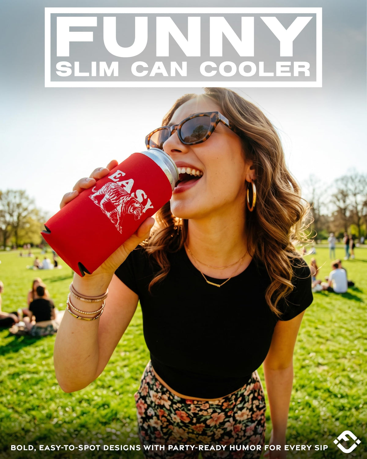 Slim Can Cooler 12 oz - Sayings