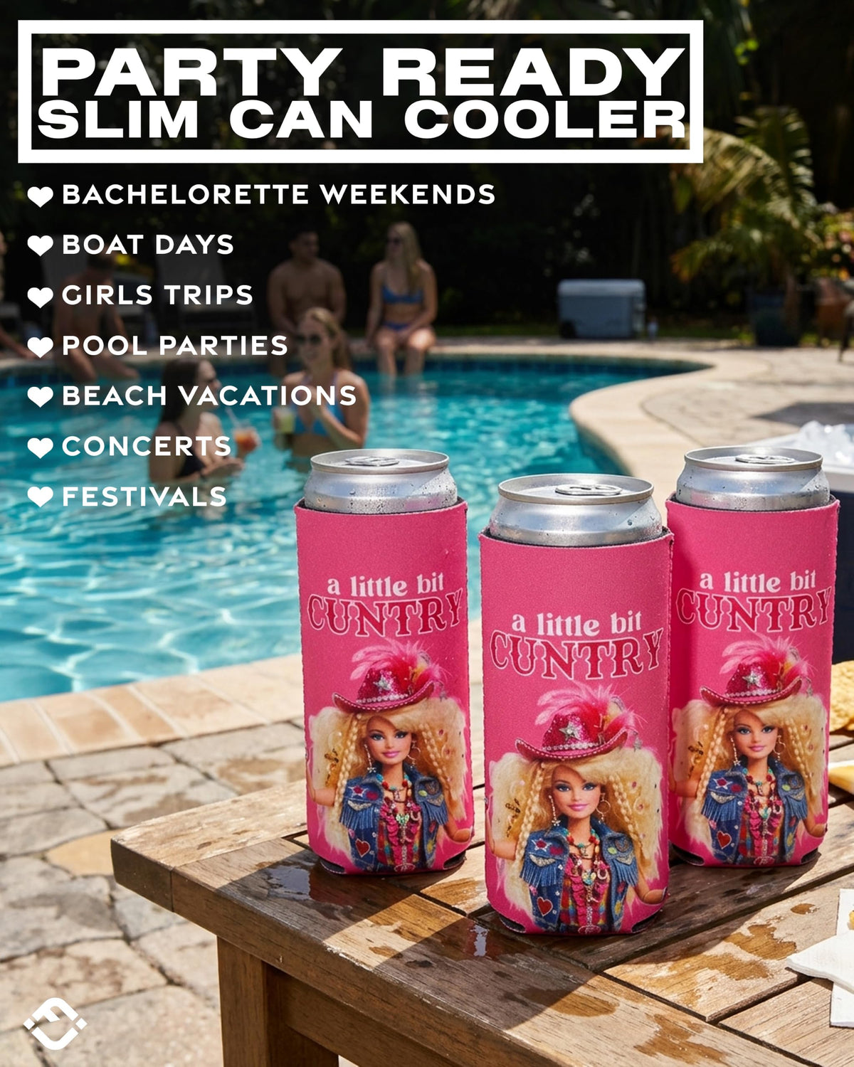 Slim Can Cooler 12 oz - Sayings