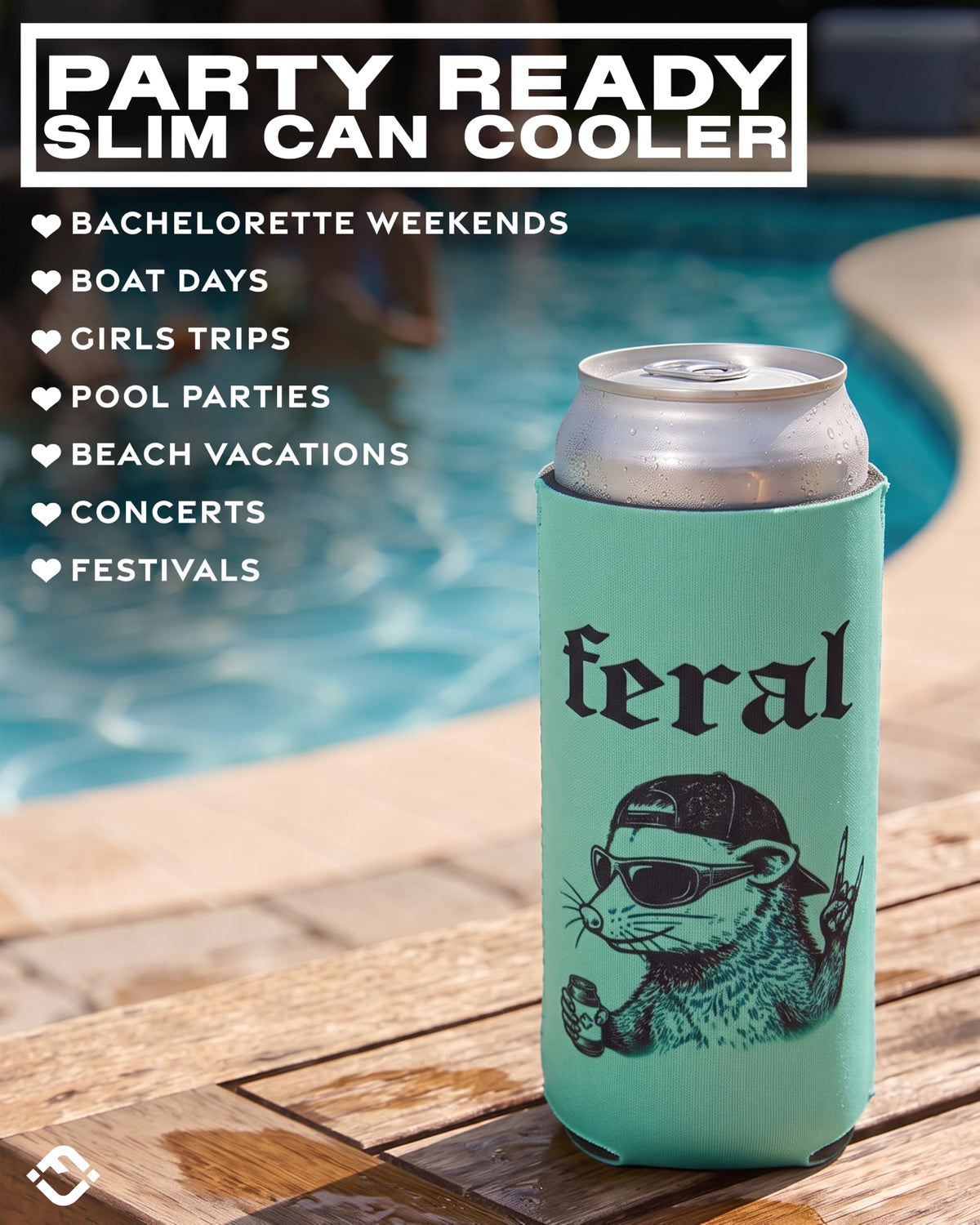 Slim Can Cooler 12 oz - Sayings