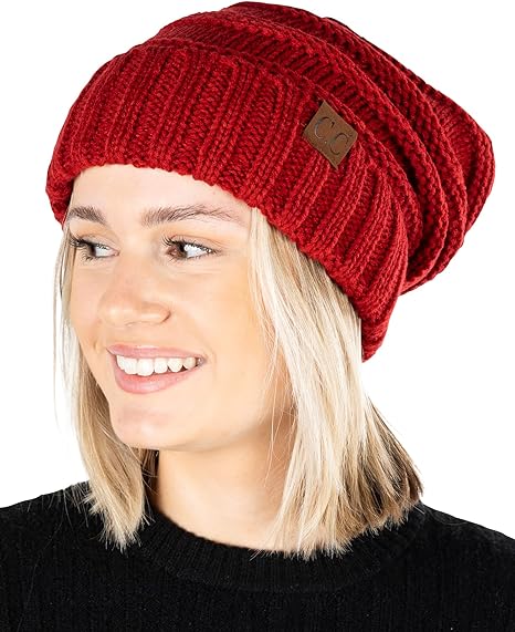 Solids Oversized Slouchy Beanie by Funky Junque