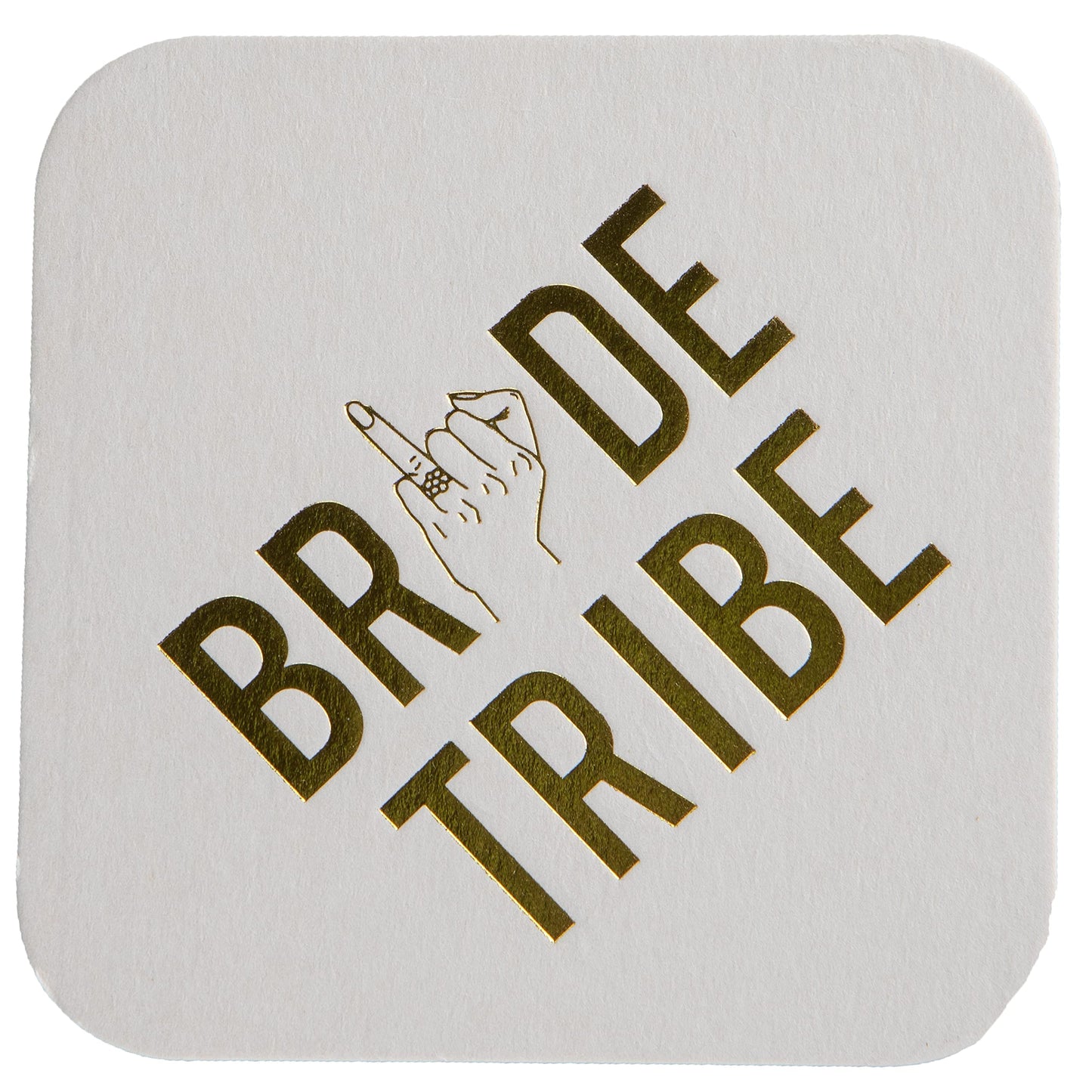 Bridal Celebration Saying Paper Drink Coasters (12 Ct.) by Funky Junque