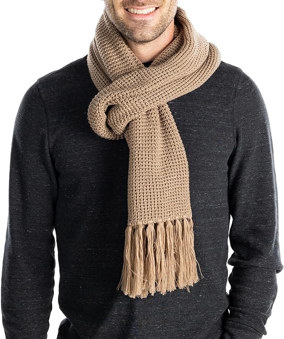 Waffle Knit Scarf by Funky Junque
