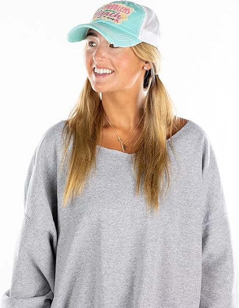 99 Problems But a Beach Aint One Distressed Patch Hat by Funky Junque
