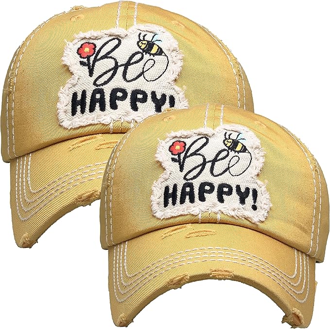 Funky Junque Mommy and Me Unconstructed Embroidered Baseball Hat