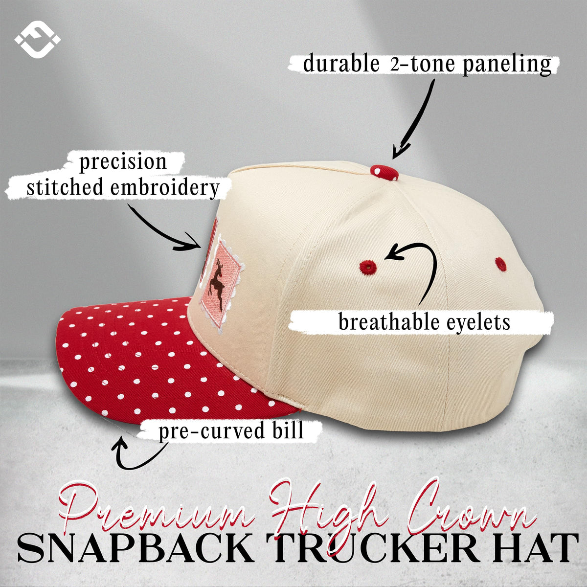 Christmas Themed Trucker Hats