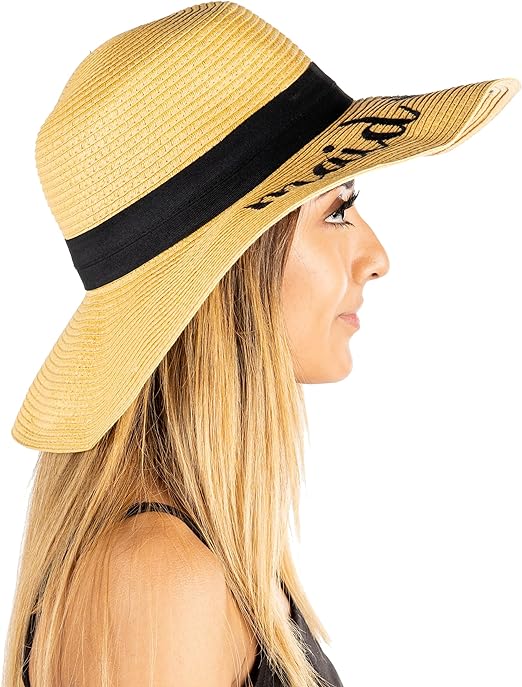 Maid of Honor Embroidered Sun Hat by Funky Junque