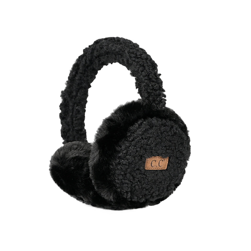 Fuzzy Adjustable Ear Muffs by Funky Junque