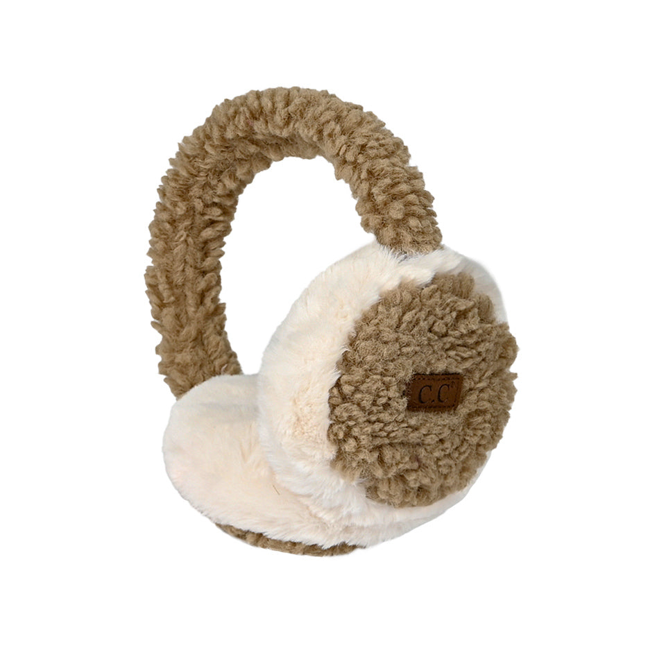 Fuzzy Adjustable Ear Muffs by Funky Junque