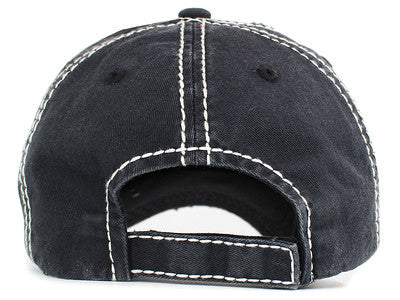 Dreamer Distressed Patch Hat by Funky Junque