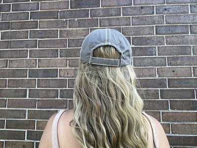 Blessed Mom Distressed Patch Hat by Funky Junque